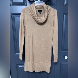 AB Studio khaki sweater dress